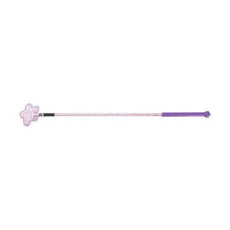 Hy Equestrian Riding Whip Glitter Flower Purple Riding Crops & Whips