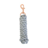 Hy Equestrian Rose Gold Lead Rope Light Grey/Rose Gold Lead Ropes Barnstaple Equestrian Supplies