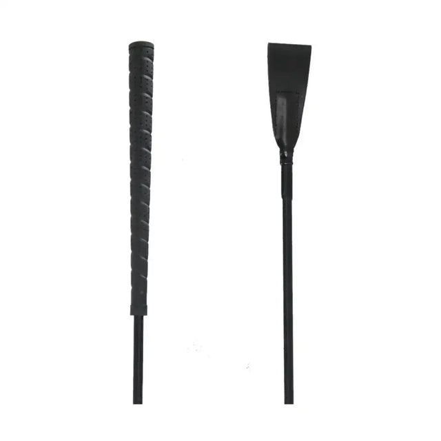 Hy Equestrian Rubber Handled Riding Whip Black Riding Crops & Whips