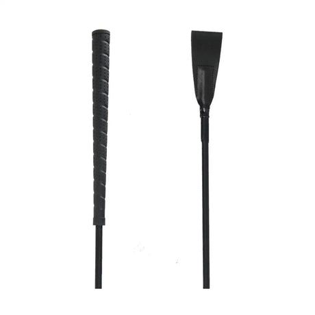 Hy Equestrian Rubber Handled Riding Whip Black Riding Crops & Whips