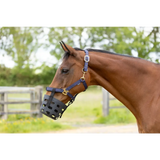 Hy Equestrian Rubber Muzzle Black X Small Pony Grazing Muzzle
