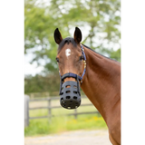 Hy Equestrian Rubber Muzzle Black X Small Pony Grazing Muzzle