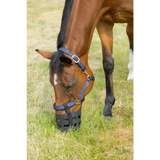 Hy Equestrian Rubber Muzzle Black X Small Pony Grazing Muzzle