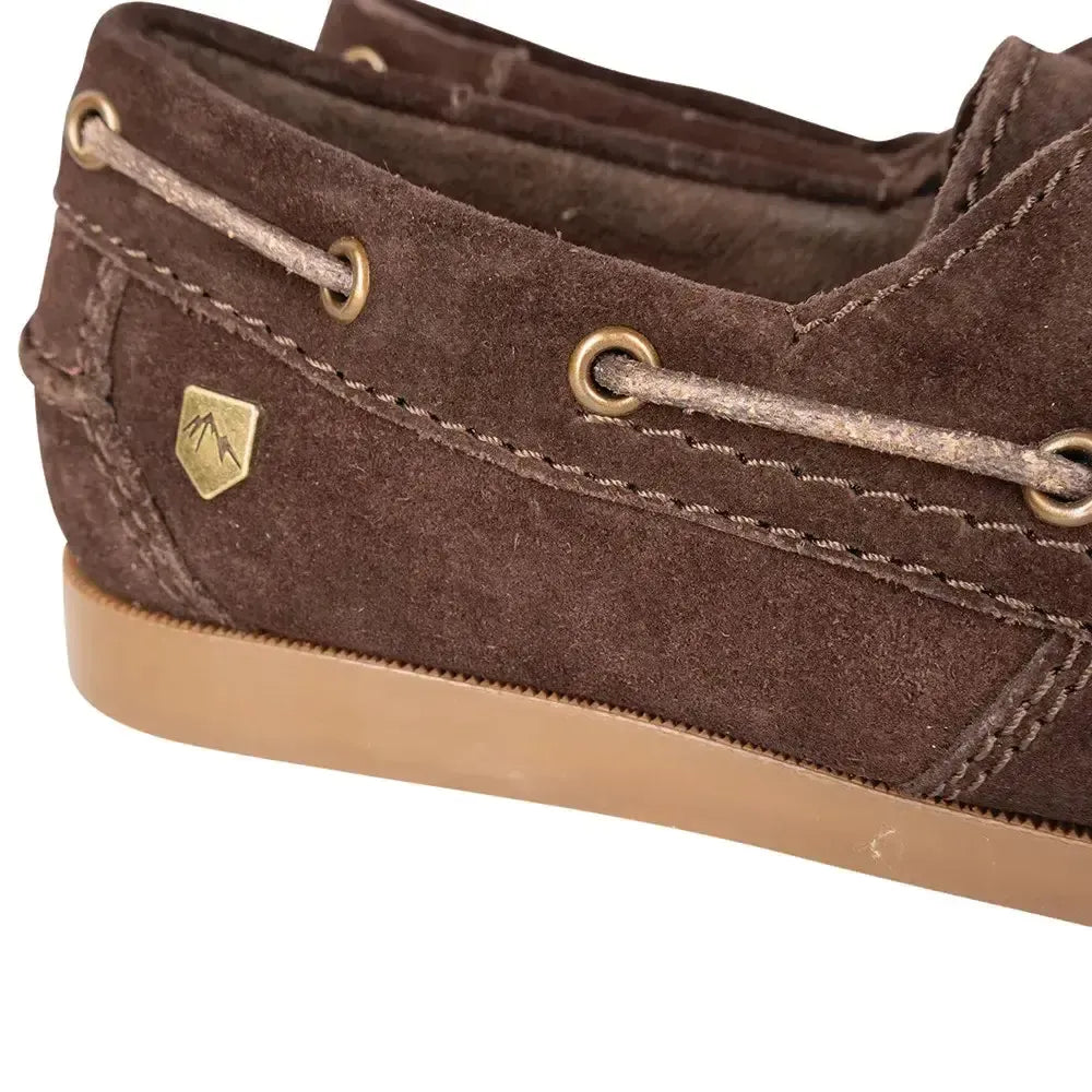 Hy Equestrian Savona Deck Shoes Chocolate Adult 3 Deck Shoes