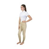 Hy Equestrian Selah Competition Riding Tights Beige X Small Riding Tights Barnstaple Equestrian Supplies