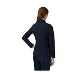 Navy blue equestrian silvia jacket ladies with subtle red trim and technical material for show jumping