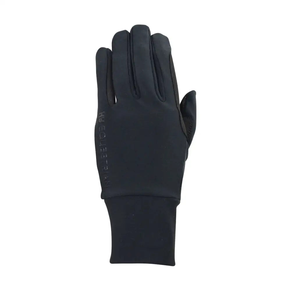 Hy Equestrian Snowstorm Riding and General Glove Black X Small Riding Gloves Barnstaple Equestrian Supplies