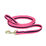 Hy Equestrian Soft Webbing Lead Rein without Chain Pink/Navy Lead Ropes Barnstaple Equestrian Supplies