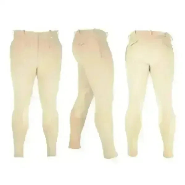 HY Equestrian Softshell Winter Breeches Mens Beige 28" Breeches