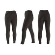 Black equestrian softshell winter ladies breeches with sleek fit and subtle stitching perfect for cold rides