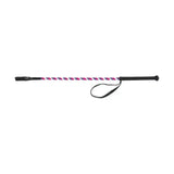 Hy Equestrian Spiral Riding Whip Burgundy/Black/Silver Riding Crops & Whips