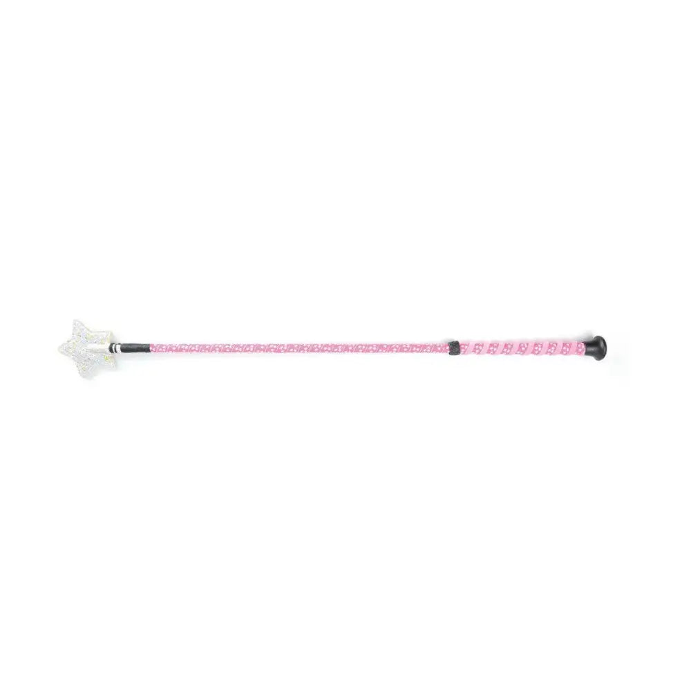 Hy Equestrian Spiral Star Riding Whip Pink Riding Crops & Whips Barnstaple Equestrian Supplies