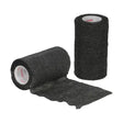 Black textured Hy Equestrian sportwrap flexible elastic wrap tape with woven mesh and health branding on the core