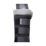 Hy Equestrian Stable Protection Boot Black Withgrey Lining Large Stable Boots