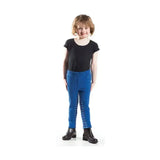 Bright blue equestrian star tots jodhpurs with white star studs and hard wearing fabric for tough riding use