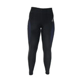 HY Equestrian Supernova Ladies Riding Skins Black/Midnight Blue Small Riding Tights