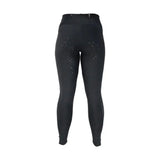 HY Equestrian Supernova Ladies Riding Skins Black/Midnight Blue Small Riding Tights
