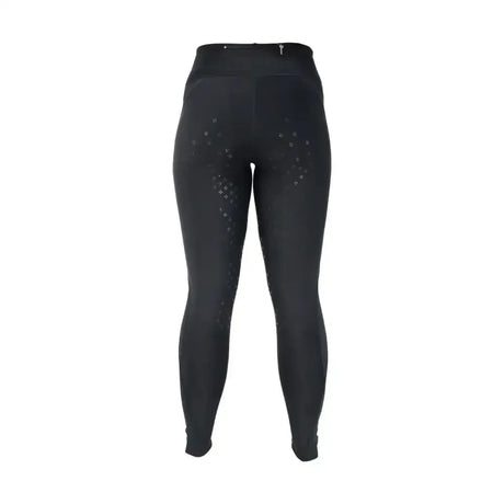 HY Equestrian Supernova Ladies Riding Skins Black/Midnight Blue Small Riding Tights