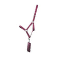 Hy Equestrian Synergy Head Collar & Lead Rope Fig Fig/Silver Small Pony Headcollar Sets