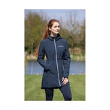 Hy Equestrian Synergy Long Rain Jacket Navy X Small Outdoor Coats & Jackets Barnstaple Equestrian Supplies