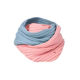 Hy Equestrian Synergy Luxury Snood - Aqua/Rose - Snoods