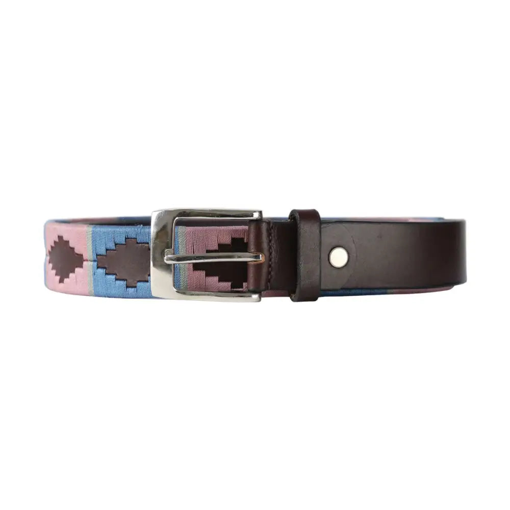 Hy Equestrian Synergy Polo Belt Grape/Riviera Small/Medium Belts Barnstaple Equestrian Supplies