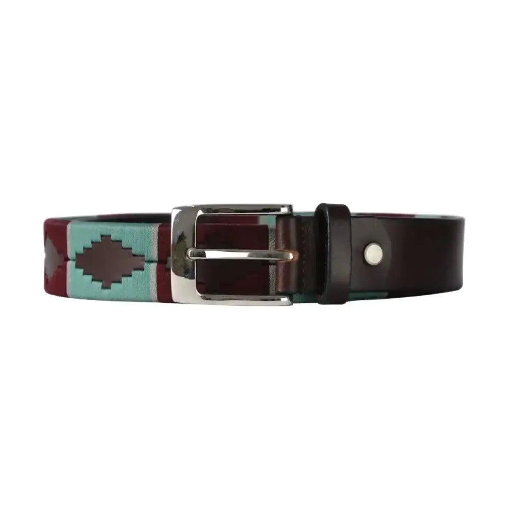 Hy Equestrian Synergy Polo Belt Navy/Olive Green Small/Medium Belts