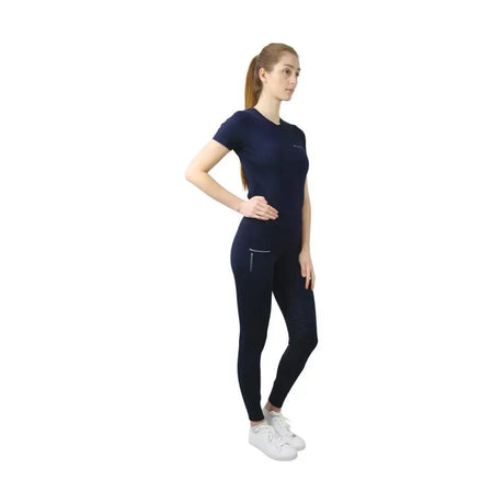 Hy Equestrian Synergy Riding Tights Navy Large Riding Tights Barnstaple Equestrian Supplies