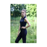 Hy Equestrian Synergy Sleeveless Polo X Small Aqua Base Layers Barnstaple Equestrian Supplies