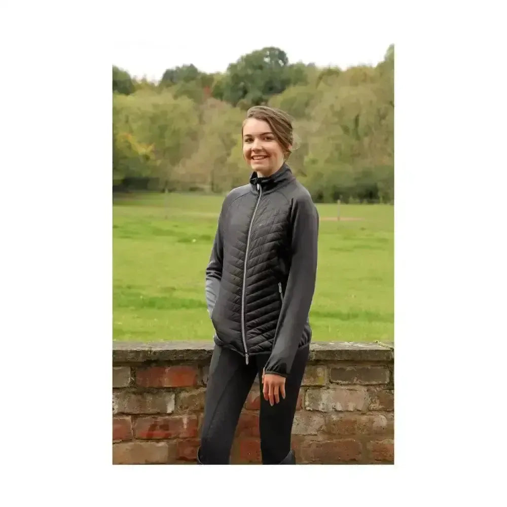 Hy Equestrian Synergy Sync Lightweight Padded Jacket Black Large Coats & Jackets