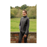 Hy Equestrian Synergy Sync Lightweight Padded Jacket Black Large Coats & Jackets Barnstaple Equestrian Supplies