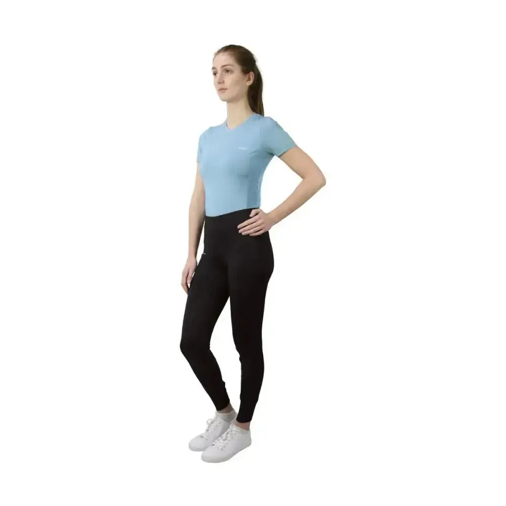 Hy Equestrian Synergy T-Shirt Aqua Aqua Small Polo Shirts & T Shirts