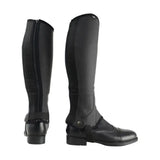 Hy Equestrian Synthetic Combi Leather Chaps Black Large Riding Chaps