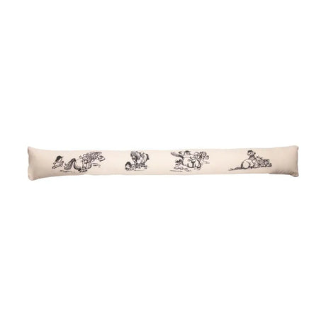 Hy Equestrian Thelwell Collection Draught Excluder Beige Household Gifts Barnstaple Equestrian Supplies