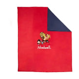 Hy Equestrian Thelwell Collection Fleece Blanket Red/Navy Riding Apparel & Accessories