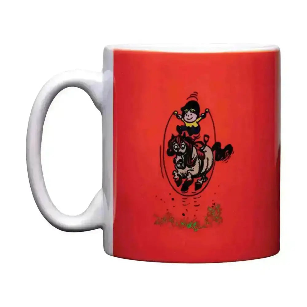 Hy Equestrian Thelwell Collection Mugs Red Drinkware Barnstaple Equestrian Supplies