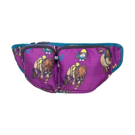 Hy Equestrian Thelwell Collection Pony Friends Bum Bag Imperial Purple/Pacific Blue Bum Bags