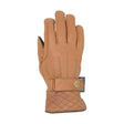 HY Equestrian Thinsulate™ Quilted Soft Leather Winter Riding Gloves Tan X Small Riding Gloves