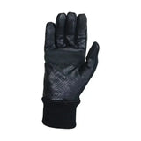 Black hy equestrian thinsulate™ rainstorm gloves with textured palm and fingers for grip touchscreen compatible