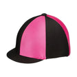 Hy Equestrian Two Tone Lycra Silks Black/Pink Hat Silks