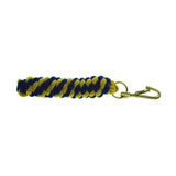 Hy Equestrian Two Tone Twisted Lead Rope Royal/Yellow Lead Ropes