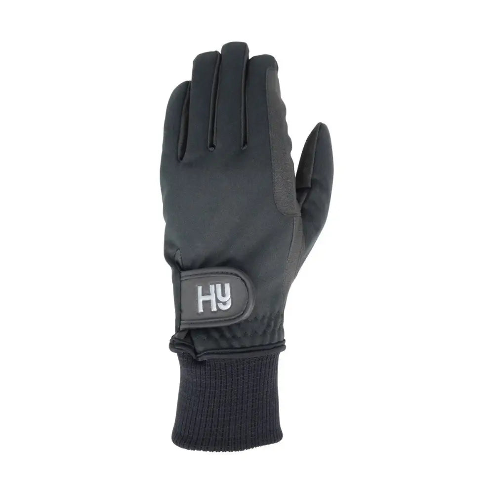 Hy Equestrian Ultra Warm Softshell Gloves Black X Small Riding Gloves Barnstaple Equestrian Supplies