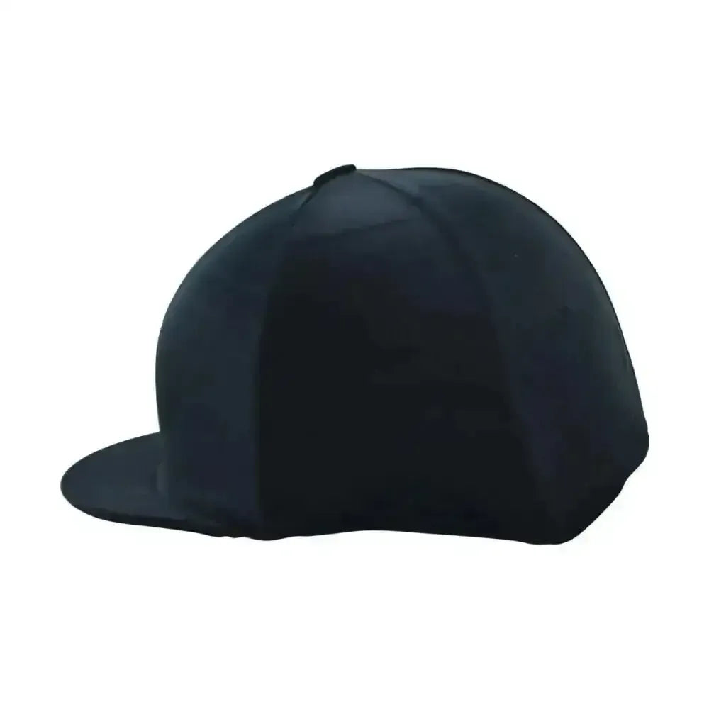 Hy Equestrian Velour Soft Velvet Hat Cover Black One Size Hat Silks