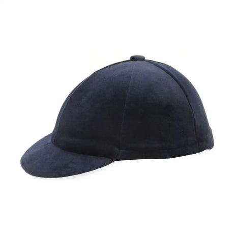 Hy Equestrian Velvet Hat Cover Navy Hat Silks Barnstaple Equestrian Supplies