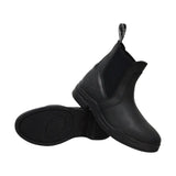 Hy Equestrian Wax Leather Jodhpur Boot Black Childs 11 Short Riding Boots