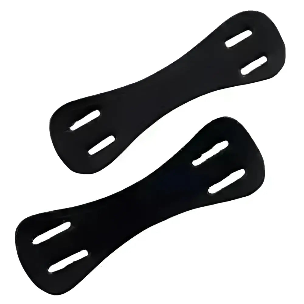 Black elastic waistband extender with three slots for leather flashconverter bridle cavesson nose band attachment