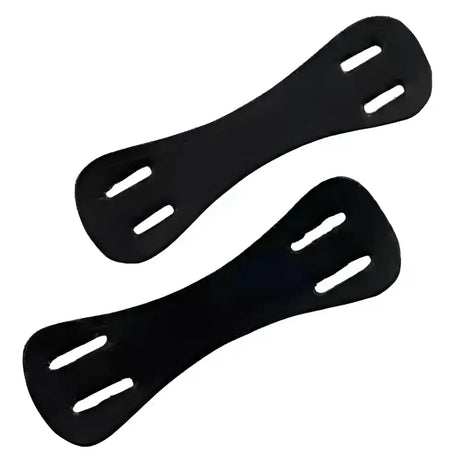 Black elastic waistband extender with three slots for leather flashconverter bridle cavesson nose band attachment