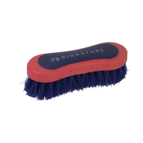 Hy Signature Face Brush Navy/Red Face Brushes Barnstaple Equestrian Supplies