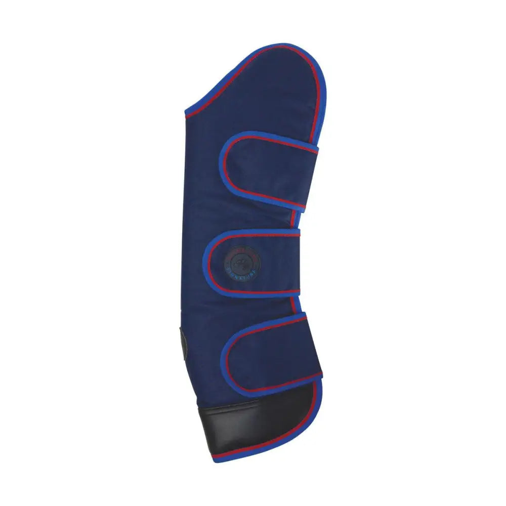 Hy Signature Travel Boots Navy/Red/Blue Cob Horse Travel Boots