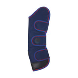 Hy Signature Travel Boots Navy/Red/Blue Cob Horse Travel Boots